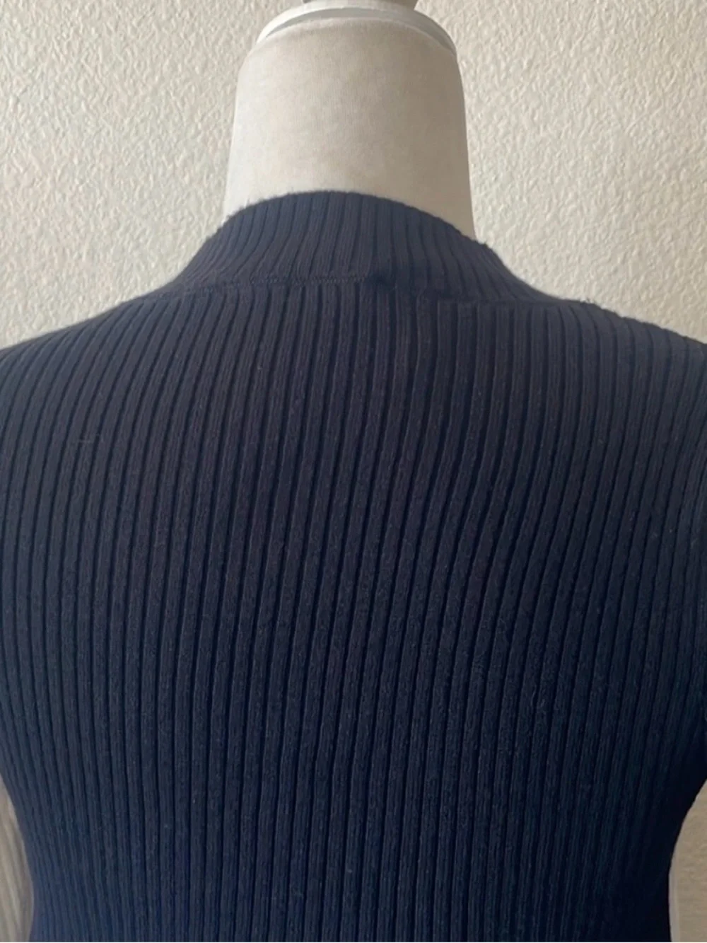 Zara Contrast Knit Sweater With Trim Bows Size S